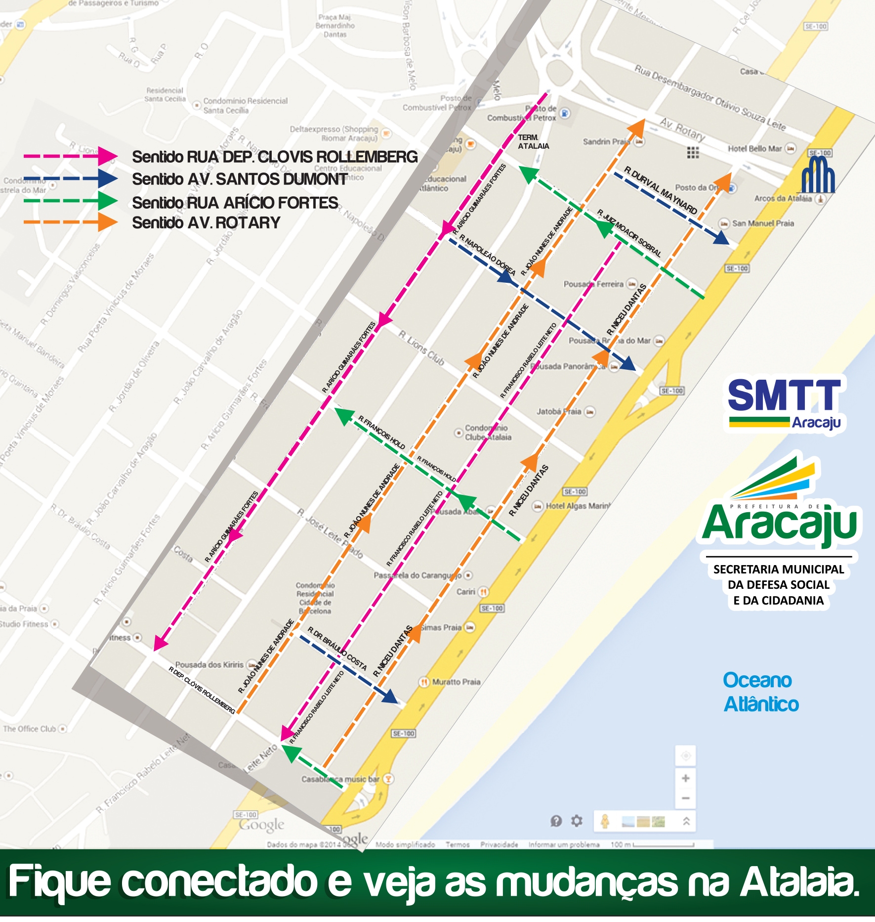 SMTT informa mudança de circulação no bairro Atalaia - SMTT Aracaju